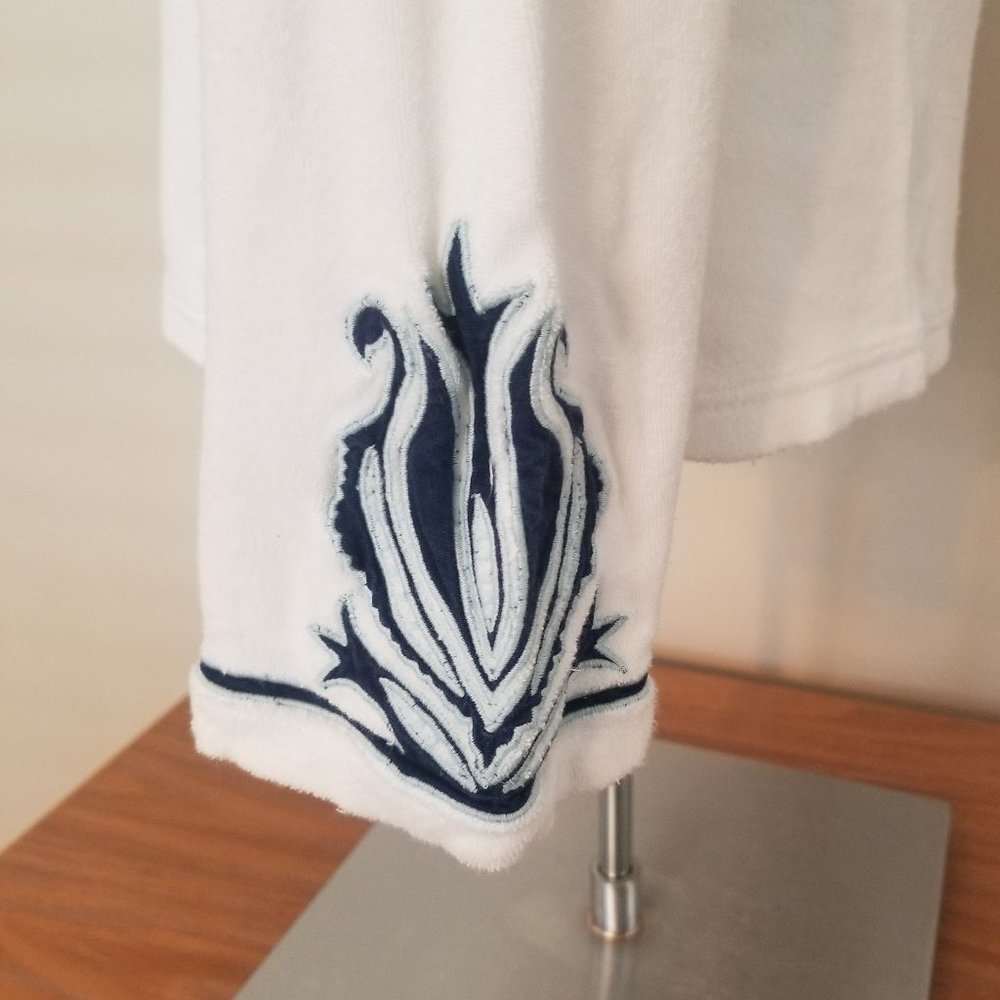 TORY BURCH Terry Cloth Embroidered Top Size XS - Picture 8 of 11